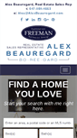 Mobile Screenshot of alexbeauregard.com
